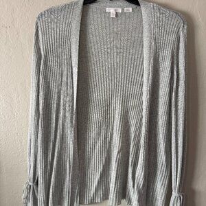 LC Lauren Conrad Tie Sleeve Bell Sleeve Cardigan Size XL